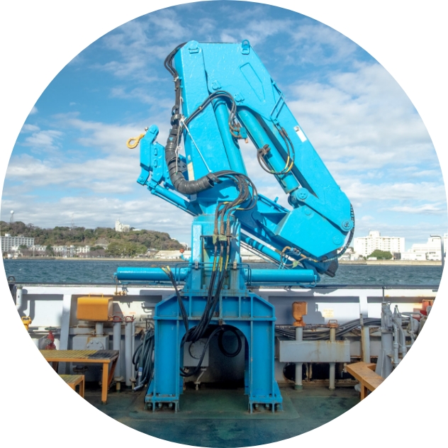 多関節クレーンの装備